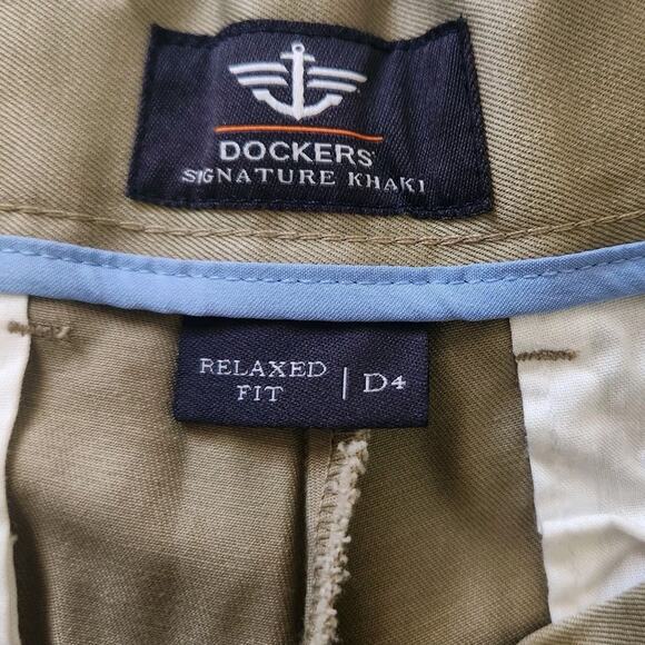Dockers Signature Khaki 34×34 Dress Pants Relaxed Fit D4 - Picture 5 of 6